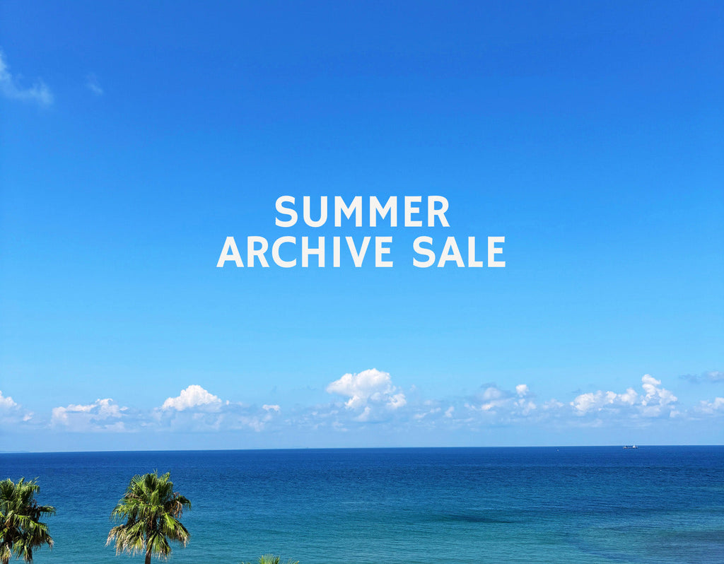 夏のアーカイブセールを開催します
