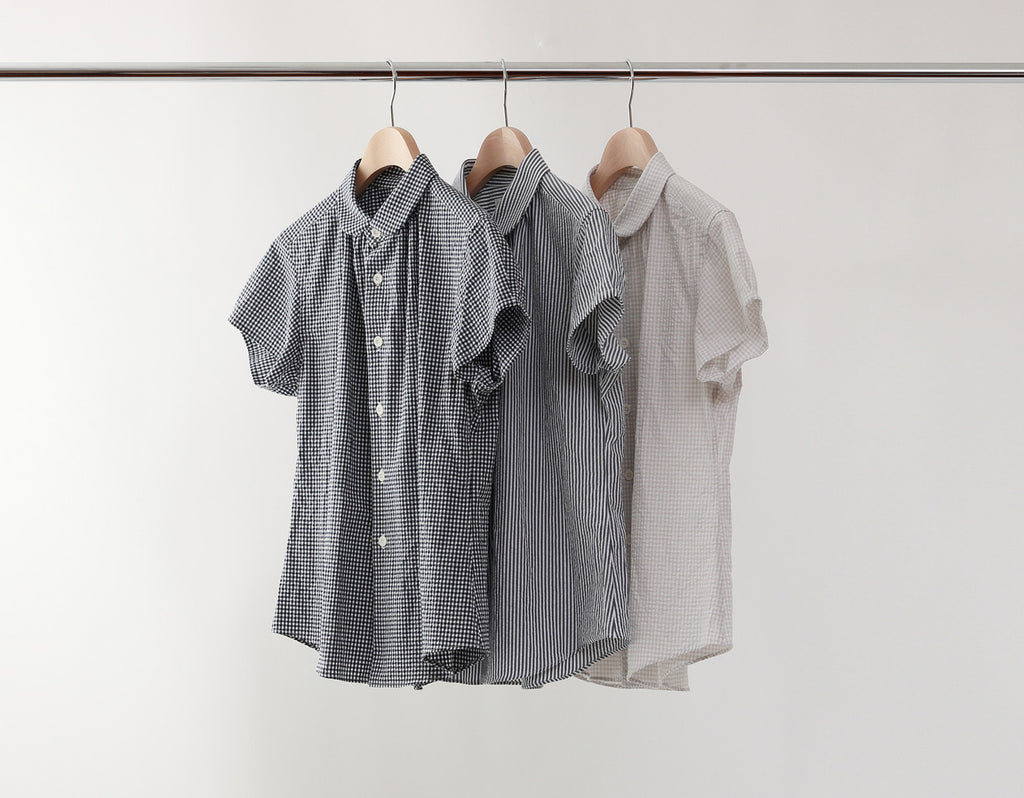 夏はシアサッカーのシャツで快適に