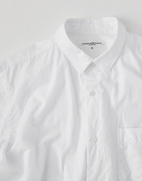 コットンブロードのミニREカラーシャツ