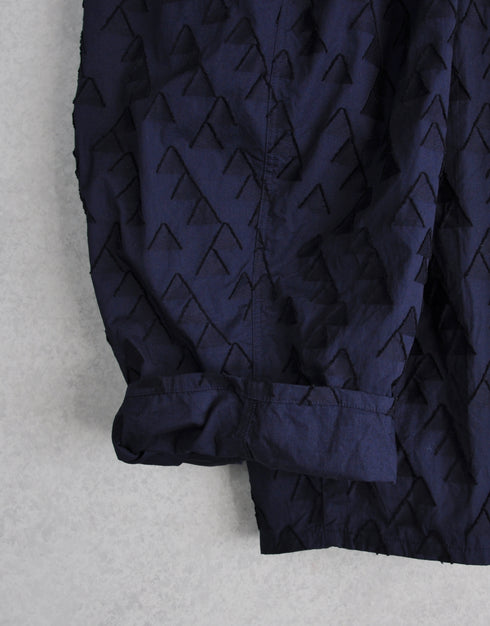 三角カットジャカードのバルーンパンツ