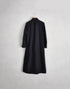 コットンウールの4ギャザーシャツドレス