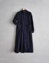 タックドビーの4ギャザーシャツドレス
