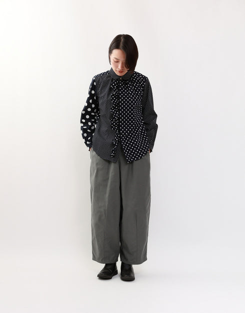 03パッチワークフリルシャツ