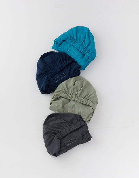 はっ水ナイロンのフーディーシャツ