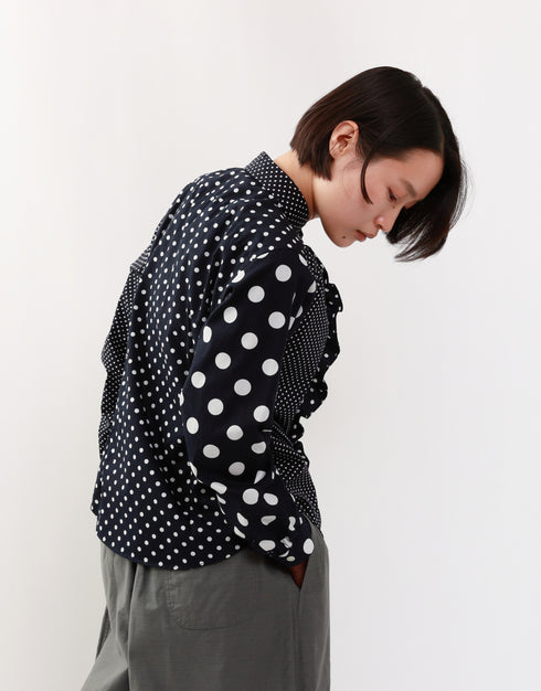 03パッチワークフリルシャツ