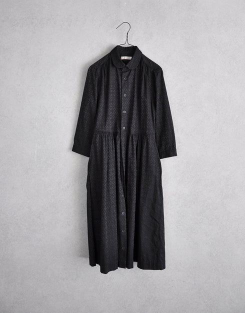 ジオメトリックジャカードのワンピース