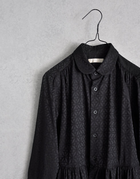 ジオメトリックジャカードのワンピース