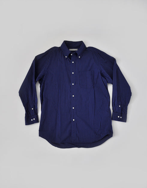 ストライプのボタンダウンシャツ