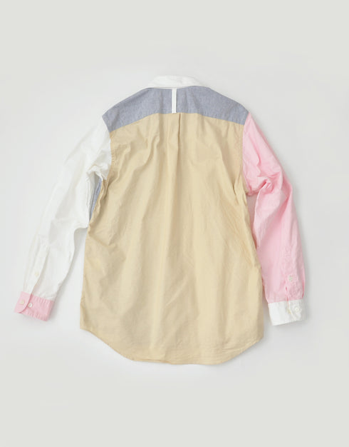 オックスフォードの04パッチワークシャツ