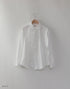 コットンブロードのフリルシャツ