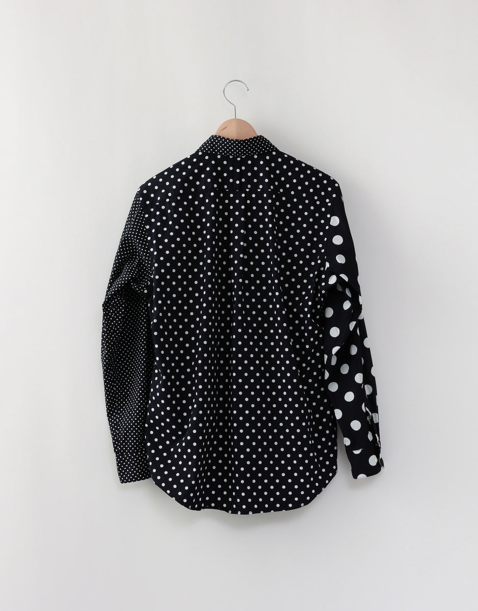 モケモケパッチワークシャツにゃ 水玉の03パッチワークシャツ – MORIKAGE SHIRT KYOTO