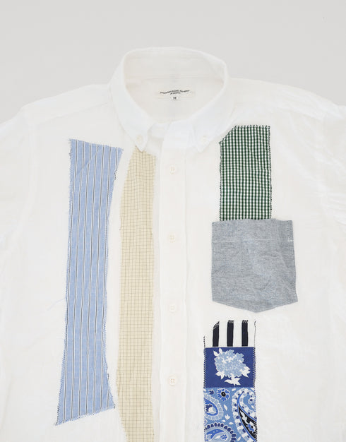 Light-oxford shirt with "DAI-HANE-KAFU-POKE"