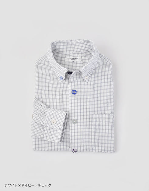 【予約商品】タイプライターのくるみボタンシャツ