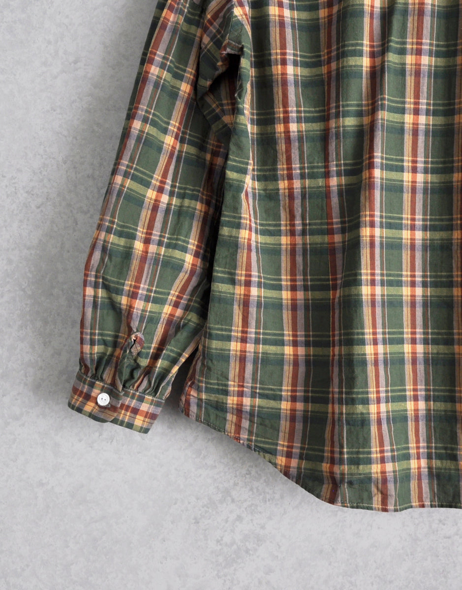 予約商品】チェックの6ギャザーシャツ – MORIKAGE SHIRT KYOTO