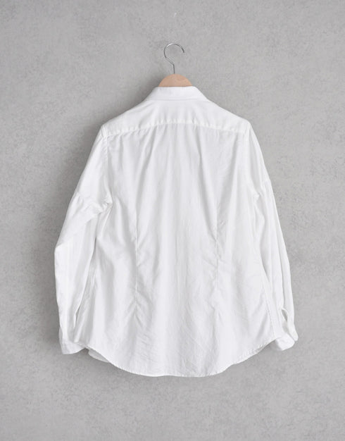 フランス綾の6ギャザーシャツ