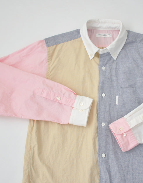 オックスフォードの04パッチワークシャツ