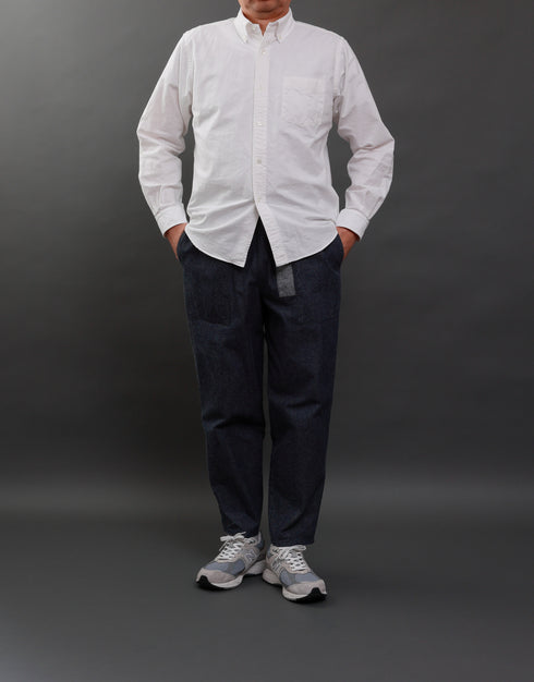 オックスのスタンダードボタンダウンシャツ