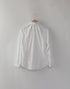 コットンブロードのフリルシャツ