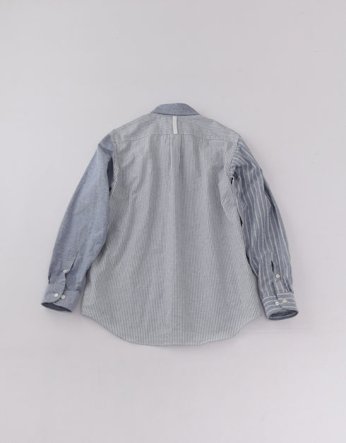 オックスフォードの04パッチワークシャツ