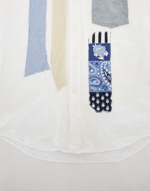 Light-oxford shirt with "DAI-HANE-KAFU-POKE"