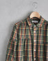 チェックの6ギャザーシャツ