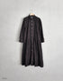 コットンウールの4ギャザーシャツドレス