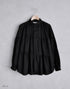 フランス綾の6ギャザーシャツ