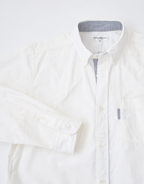 オックスフォードのラインシャツ