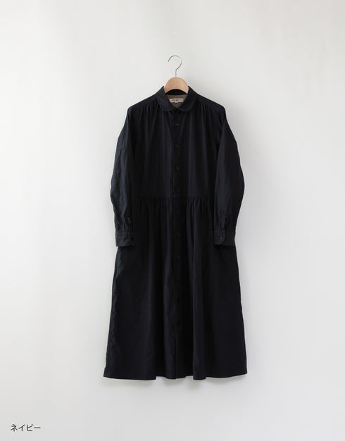 トレンチギャザーシャツドレス