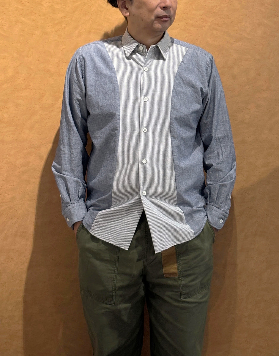 予約商品】インディゴオックスのカーブラインシャツ – MORIKAGE SHIRT