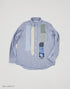 Light-oxford shirt with "DAI-HANE-KAFU-POKE"