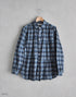 チェックの6ギャザーシャツ