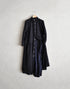 コットンウールの4ギャザーシャツドレス