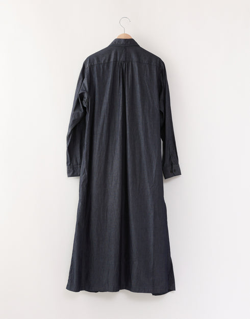 8ギャザーシャツドレス