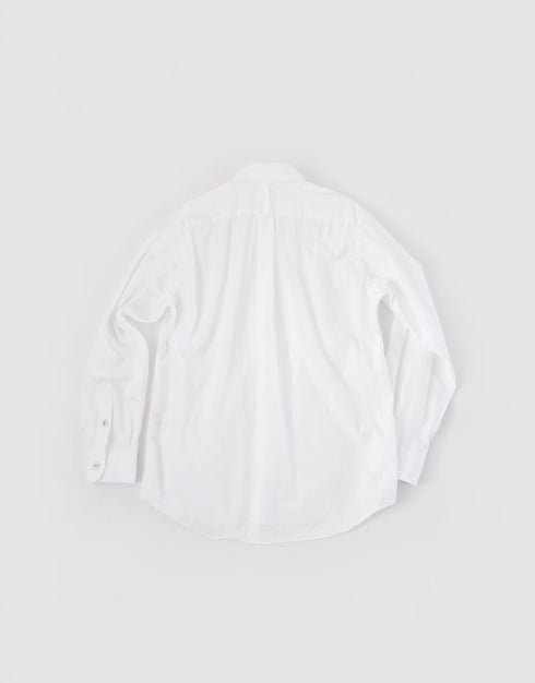 【予約商品】タイプライターのくるみボタンシャツ