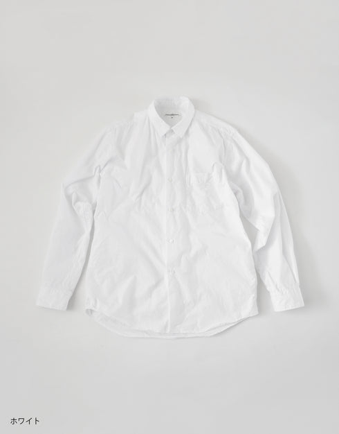 コットンブロードのミニREカラーシャツ
