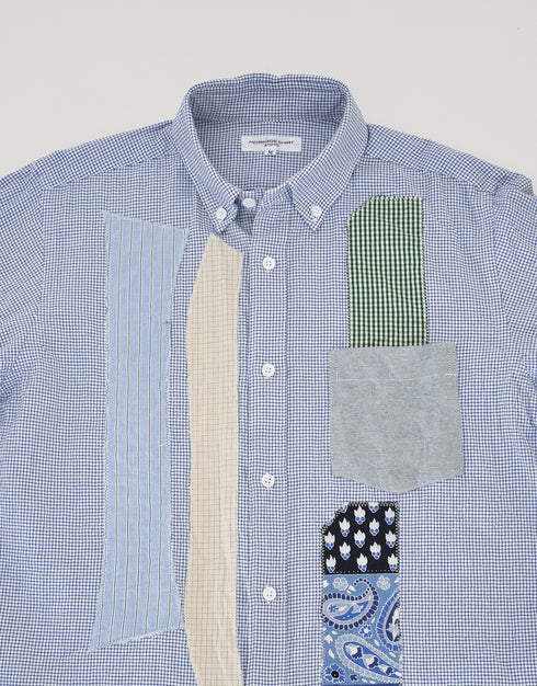 Light-oxford shirt with "DAI-HANE-KAFU-POKE"
