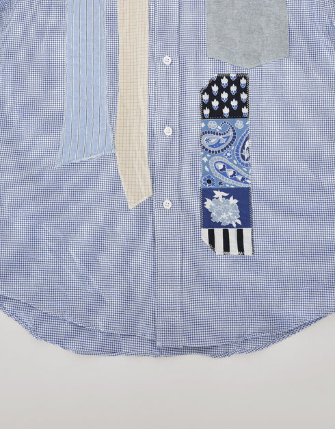 Light-oxford shirt with "DAI-HANE-KAFU-POKE"