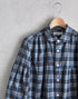 チェックの6ギャザーシャツ