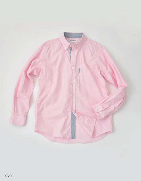 オックスフォードのラインシャツ