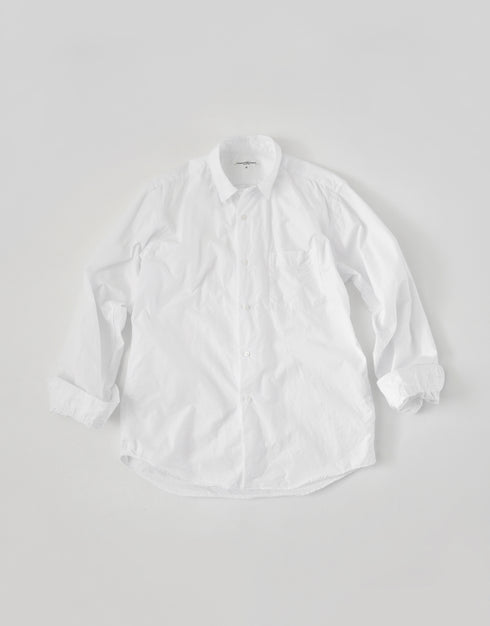 コットンブロードのミニREカラーシャツ