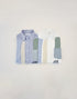 Light-oxford shirt with "DAI-HANE-KAFU-POKE"
