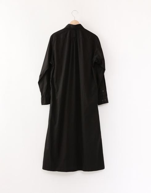 4ギャザーシャツドレス