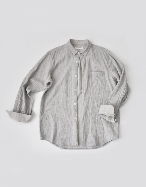 ダブルクロスのミニレギュラーカラーシャツ