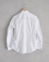 Stand-up collar gathered shirt