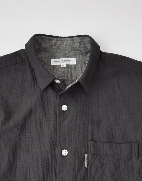 ダブルクロスのミニレギュラーカラーシャツ