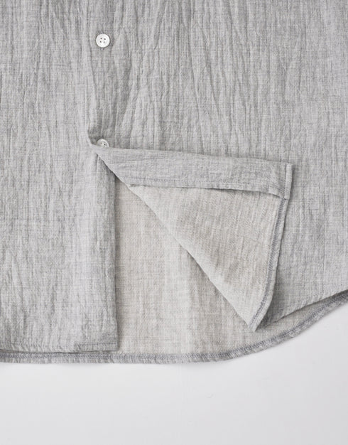 ダブルクロスのミニレギュラーカラーシャツ