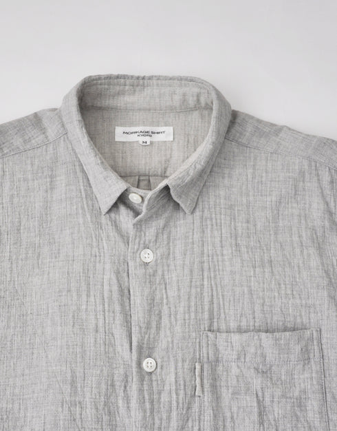 ダブルクロスのミニレギュラーカラーシャツ