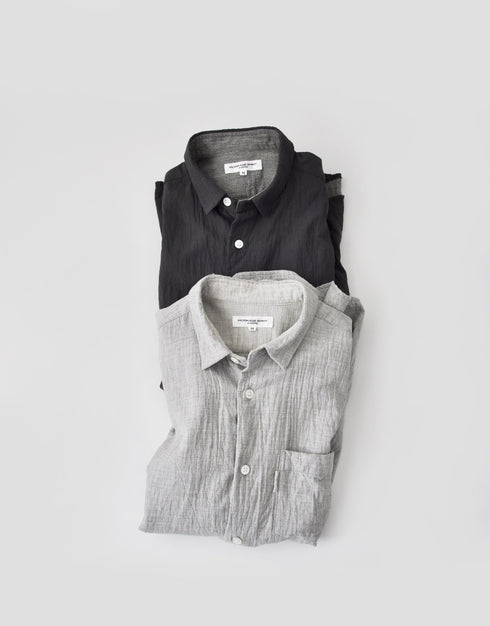 ダブルクロスのミニレギュラーカラーシャツ