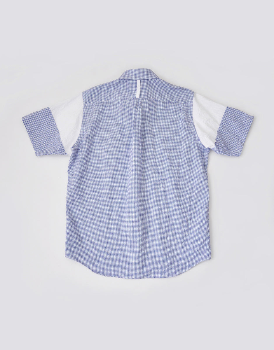 メルジャリ シボライトオックスの袖切替シャツ – MORIKAGE SHIRT KYOTO